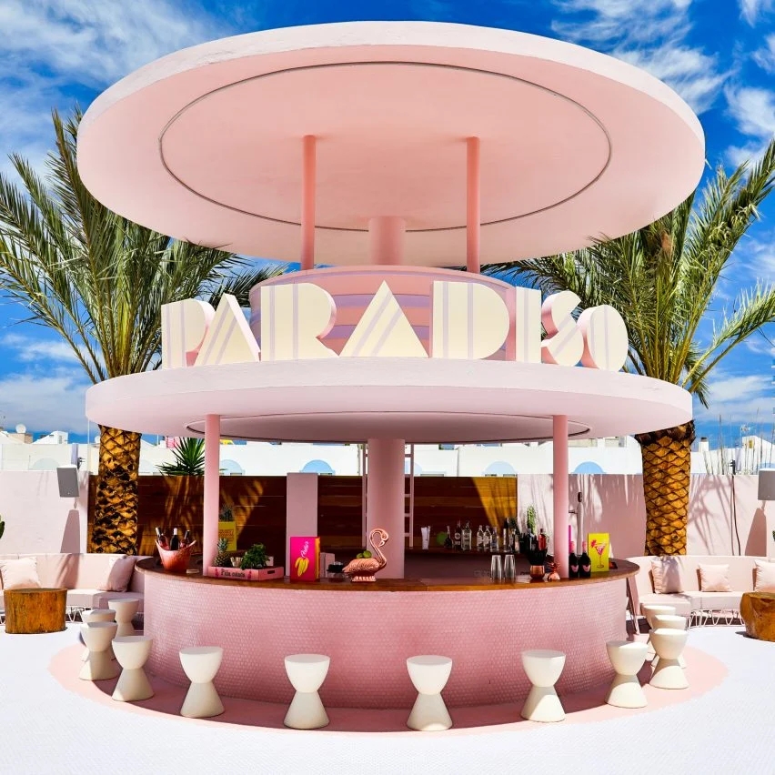 Art Deco architecture bold colors